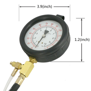 TU-443 Deluxe pompa injeksi bahan bakar otomotif Universal <span class=keywords><strong>Kit</strong></span> penguji tekanan bahan bakar Manometer terbaru untuk pengujian mesin - Product Image 3