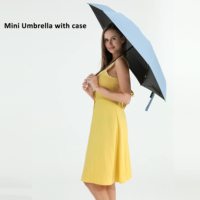 Nouveau Style 5 plis mini parapluie pliable capsule parasol lumière poche petit Mini parapluie pour voyage avec Logo imprimé
