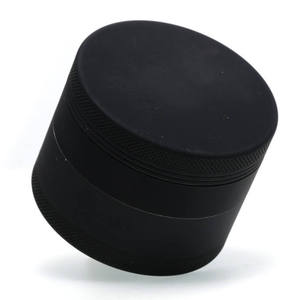 Custom Gold Shape Teeth 4 Parts <b>Herbs</b> Spice <b>Grinder</b> 63mm 55mm <b>Herb</b> <b>Grinder</b> Machine Matte Black Aluminium <b>Herb</b> <b>Grinder</b> - Product Image 6