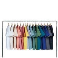 Vente en gros de t-shirts pour hommes en coton 100% solide, style anglais, faible rétrécissement, coupe ample, col rond, manches courtes, 180g, vierge, personnalisable