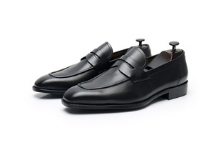 Nouveaux mocassins d'automne pour hommes-chaussures en cuir faites à la main avec bout carré-adaptées aux vêtements de cérémonie - Product Image 3