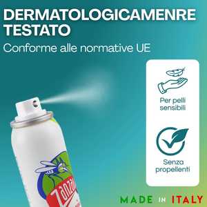 Spray Repellente per Insetti Zanzaux Family, Protezione 5 Ore, Non Irritante, Prodotto in Italia - Product Image 5