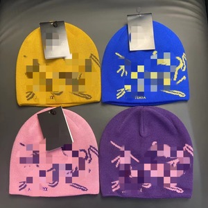 Colección de otoño e invierno 2025, gorro de lana en stock, gorro de punto versátil con estampado Digital de pájaro cálido para el hogar - Product Image 1