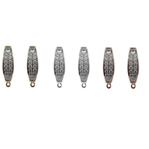Boucles d'oreilles créoles pendantes Huggie en or jaune massif 18 carats AU750 plaqué or, avec grappe de diamants naturels, style tendance Hong Kong, livraison directe - Product Image 4