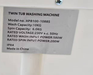 Nhà sử dụng 10kg bán tự động top-tải máy giặt kích thước nhỏ hai nòng máy giặt - Product Image 4