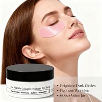 Masque pour les yeux au collagène, patchs roses pour le contour des yeux, effet raffermissant et liftant, coffret spa, emballage personnalisé, ODM