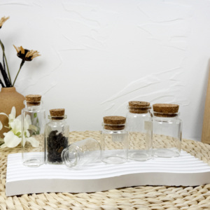 Tubes de test en verre personnalisés professionnels d'usine avec couvercles en liège pour la dérive des bonbons - Product Image 2