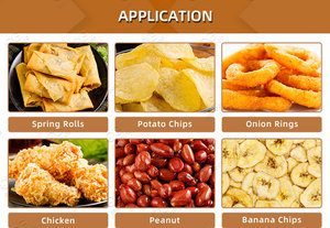 <span class=keywords><strong>Friteuse</strong></span> électrique <span class=keywords><strong>continue</strong></span>, appareil industriel pour la cuisson des frites et du poulet - Product Image 5