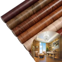 Fabrik-Großhandel SPC-Boden Farbfolie Vinyl-Bodenbelag Aufkleber Rolle PVC-Vinyl-Bodengrafiken Laminierfolie