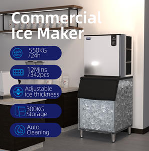 Ice Ready in 15Min Shop Máquina de cubitos de hielo Guangdong <span class=keywords><strong>Naixer</strong></span> 450 Kg 500 Kg 550kg Máquina cubitos de hielo de sólidos comercial para panadería - Product Image 2
