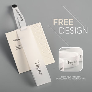 Hot In Ấn Logo Quần Áo Sang Trọng Treo Thẻ Tùy Chỉnh Giấy Cho Hàng May Mặc Quần Áo Nhãn Thẻ Giấy Hangtags Tái Chế Tag - Product Image 3