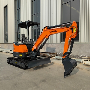 Mini-excavatrice sur chenilles neuve de qualité supérieure, marque YHMG W25A, 1 tonne, machine de construction à prix avantageux, en promotion, conforme aux normes d'émission EPA. - Product Image 2