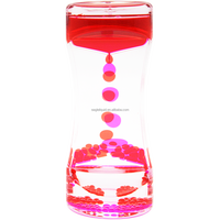 Goutte de liquide violet 3min flottant sablier acrylique huile liquide minuterie