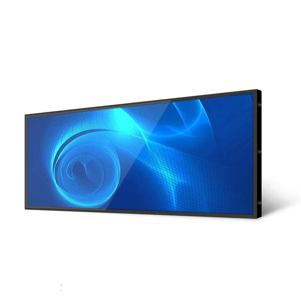 Ultra Wide Viewing Stretched Bar High Brightness video shelf strip monitor 21.2 24 37 28 29 48 88 inch Bar Screen LCD Display