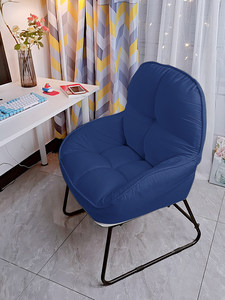 Chaise de bureau rembourrée en crème, dossier haut, chaise de bureau pour salon, studio de beauté - Product Image 5
