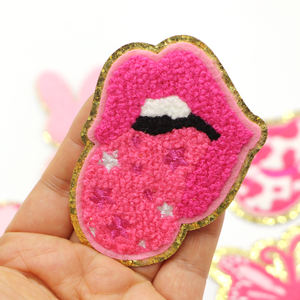 Patch <span class=keywords><strong>Chenille</strong></span> Rose Brodé Design PVC Coudre Fer Applique pour DIY Artisanat Réparation Vêtements Jeans Autres Projets Pan - Product Image 2