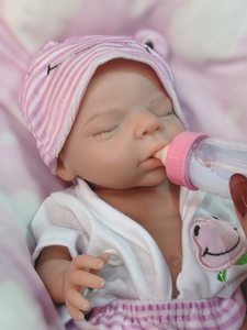 ตุ๊กตา<span class=keywords><strong>เด็ก</strong></span>เกิดใหม่ขนาด 10 นิ้ว ทำจากซิลิโคนทั้งตัว เหมือน<span class=keywords><strong>จริง</strong></span> วาดลายด้วยมือ ตุ๊กตาซิลิโคนเด็กเกิดใหม่สำหรับเด็ก - Product Image 4