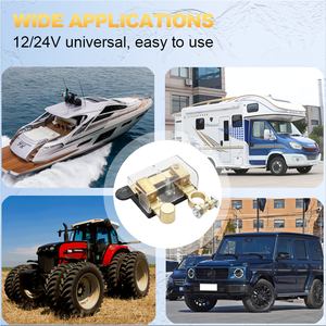 12 v24v coltello coltello interruttore interruttore principale scollegamento batteria interruttore di alimentazione tagliata fuori auto con coperchio di protezione in plastica - Product Image 6