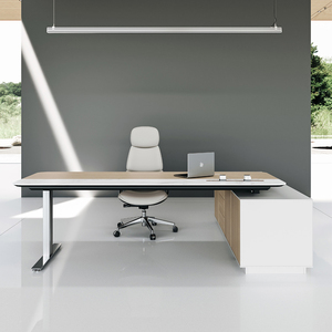 Tùy chỉnh hiện đại điều hành văn phòng Sit-Stand bàn điện rắn gỗ chân thép nhỏ nâng chiều cao có thể điều chỉnh chuyển đổi - Product Image 2