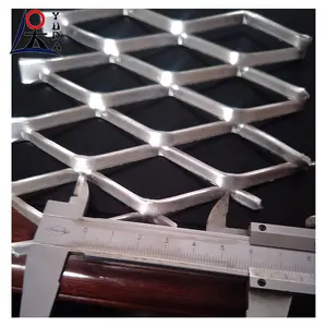 Aluminum steel expanded metal mesh flattened expand metal net cladding ceiling suppliers diamond expandable wire mesh