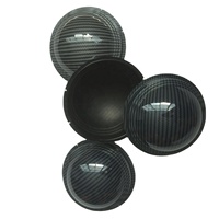 Dôme rond en plastique transparent PC de toutes tailles, épaisseur 1-12 mm, plastique acrylique