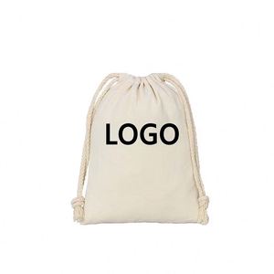 Sac à chaussures en toile personnalisé à cordon de serrage, grand sac fourre-tout uni en toile pour femme, idéal pour le shopping – Vente en gros à prix réduit - Product Image 5