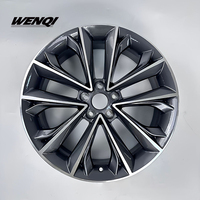 Jantes en alliage léger pour conduite en ville, 16-20 pouces, 4x100 PCD, noires, pour Mini Cooper Fiat 500