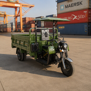 Triciclo de Carga Pesada de 5 Ruedas con Enfriamiento por Agua de 250cc, Caja de 1.4x2.2m, Capacidad de Carga de +1000kg, Velocidad de 50-70km/h, Lona Protectora, Uso en Minería y Agricultura - Product Image 1