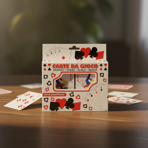 Cartas de Juego de Plástico para Póker, Bridge, Rummy y Scala con Estuche - Product Image 3