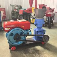 Machine de traitement des aliments pour animaux à haute productivité, moteur diesel 200 kg/h, granulateur d'aliments pour bétail, aliments pour volailles, granulés d'aliments pour poulets