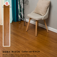 Instock Suelo de vinilo de lujo SPC Azulejos de grano de madera de PVC Nueva llegada Baldosas autoadhesivas Peel Stick Diseño gráfico liso