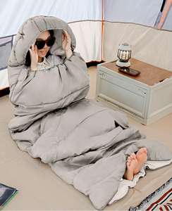 1.3kg Ultra-leggero campeggio sacco a pelo esterno impermeabile <span class=keywords><strong>3</strong></span> stagioni materasso inferiore 5 ℃ per adulti Backpacking trekking - Product Image 6