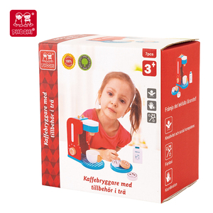 Simulation de cuisine pour enfants, <span class=keywords><strong>jouet</strong></span> pour la cafetière en <span class=keywords><strong>bois</strong></span>, accessoires de cuisine, 3 + - Product Image 5