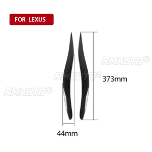 1 par de cubiertas de fibra de carbono real para faros delanteros de coche, para Lexus IS250 IS300 2006 2007 2008 2009 2010 2011 2012 - Product Image 4