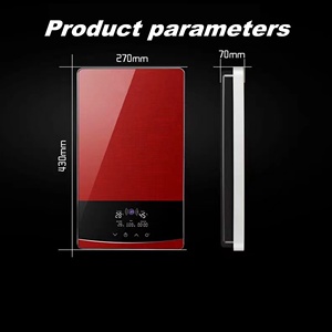 <span class=keywords><strong>Calentador</strong></span> de Agua Eléctrico Portátil Mini, Calentamiento Rápido Directo, Ducha Pequeña, Uso Doméstico y Hotelero, IPX5 Impermeable, Ahorro de Energía - Product Image 2