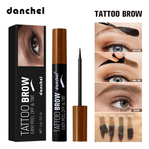 Gel <span class=keywords><strong>à</strong></span> sourcils végétalien personnalisé OEM avec boîtier marron, teinture peel-off longue tenue, résistant <span class=keywords><strong>à</strong></span> l'eau et <span class=keywords><strong>à</strong></span> la transpiration, pommade <span class=keywords><strong>à</strong></span> sourcils marque privée - Product Image 1