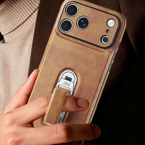 เคสโทรศัพท์หนัง PU แม่เหล็กแบบใหม่สำหรับ iPhone 18 13 14 15 16 17 Pro Max พร้อม 360 °   ฝาครอบกันกระแทกแบบสายรัดข้อมือแบบซ่อนได้ - Product Image 4