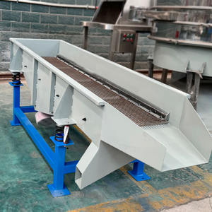 Lineaire stalen trilzeefmachine voor het sorteren en zeven van korrelige materialen zoals granen, suikers, pepers, gewassen. - Product Image 2