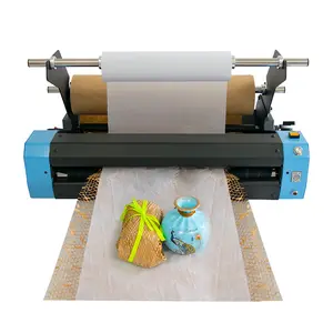 100% Manufacturer Price Electric Automatic Making Buffer Filling Pad Packaging Cushion Wrapping Kraft Paper Honeycomb Machine