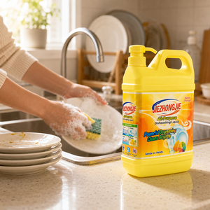 Detersivo <span class=keywords><strong>Liquido</strong></span> Antibatterico per Piatti 1,5kg - Sapone per Piatti Professionale per Rimozione Grasso Pesante per Ristoranti - Product Image 2