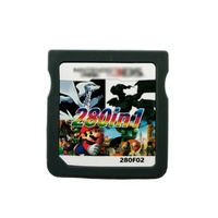 280 dalam 1 F02 Combo Multi Card Video Game Cartridge Aksesoris Berkabel
