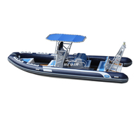 Bateau pneumatique Thundercat gonflable de 25 pieds, coque en aluminium Patrol, Hypalon, Dockitjet Rib, à vendre