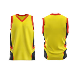 100% maillots de basket-ball personnalisés pour hommes imprimé maille réversible maillot de basket-ball vierge maillot d'uniforme de basket-ball personnalisé pour hommes - Product Image 5