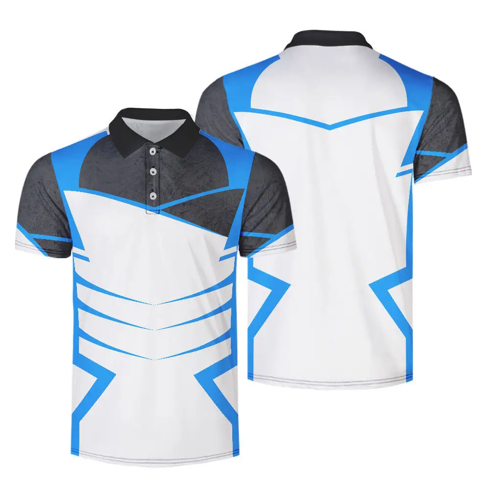 Wholesale Sublimation Bulk Custom Cheap Polo Shirts For Men 100% Polyester Polo Shirts