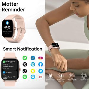 1.85 \ "HD Thông Minh Đồng Hồ Cho Nam Giới Phụ Nữ Cho Cuộc Gọi Bluetooth Ai Bằng Giọng Nói Tập Thể Dục <span class=keywords><strong>Tracker</strong></span> Heart Rate Spo2 Ngủ Màn Hình 100 + X1 Max NFC - Product Image 3