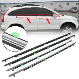 For 2010 Honda CRV Car Window Door Rubber Seal Weatherstrip Window Moulding Trim Seal Belt Weather Strip For Honda CRV 2007