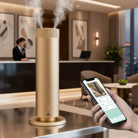 Diffuseurs d'aromathérapie Machine de diffuseur d'huile essentielle d'arôme de table portable Tour de diffuseur de parfum Bluetooth de luxe pour la maison
