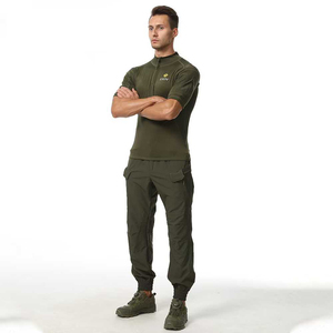 Camiseta Deportiva SFB05 ESDY de Manga Corta para Hombre, Transpirable, Ajustada, Cuello Redondo, para Verano, Fitness y Actividades al Aire Libre - Product Image 2