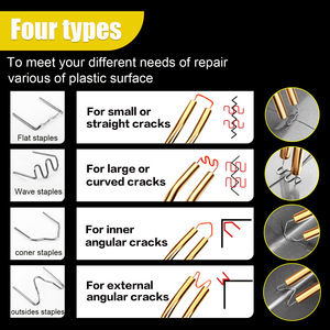 0,6mm/0,8mm <span class=keywords><strong>grapas</strong></span> de onda de corte automotriz clavos de soldadura de plástico PVC <span class=keywords><strong>grapas</strong></span> calientes - Product Image 2