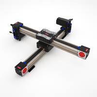 Robot à portique WDT5050A, table XYZ, routeur CNC, module de mouvement linéaire motorisé à 3 axes, rail de guidage à courroie avec moteur pas à pas